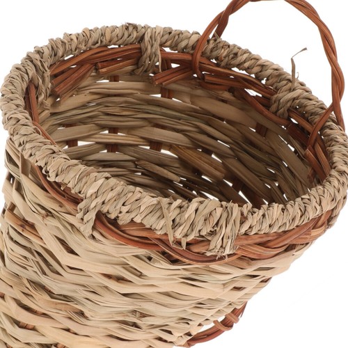 Decorative Woven Basket For Floral Arrangements Handwoven Flower Basket