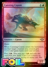 x1 Cunning Coyote OTJ MTG 118 FOIL UNCOMMON M/NM 1x