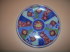 Vintage Decorative Japanese Imari Wall Plaque Plate 6-1/2"