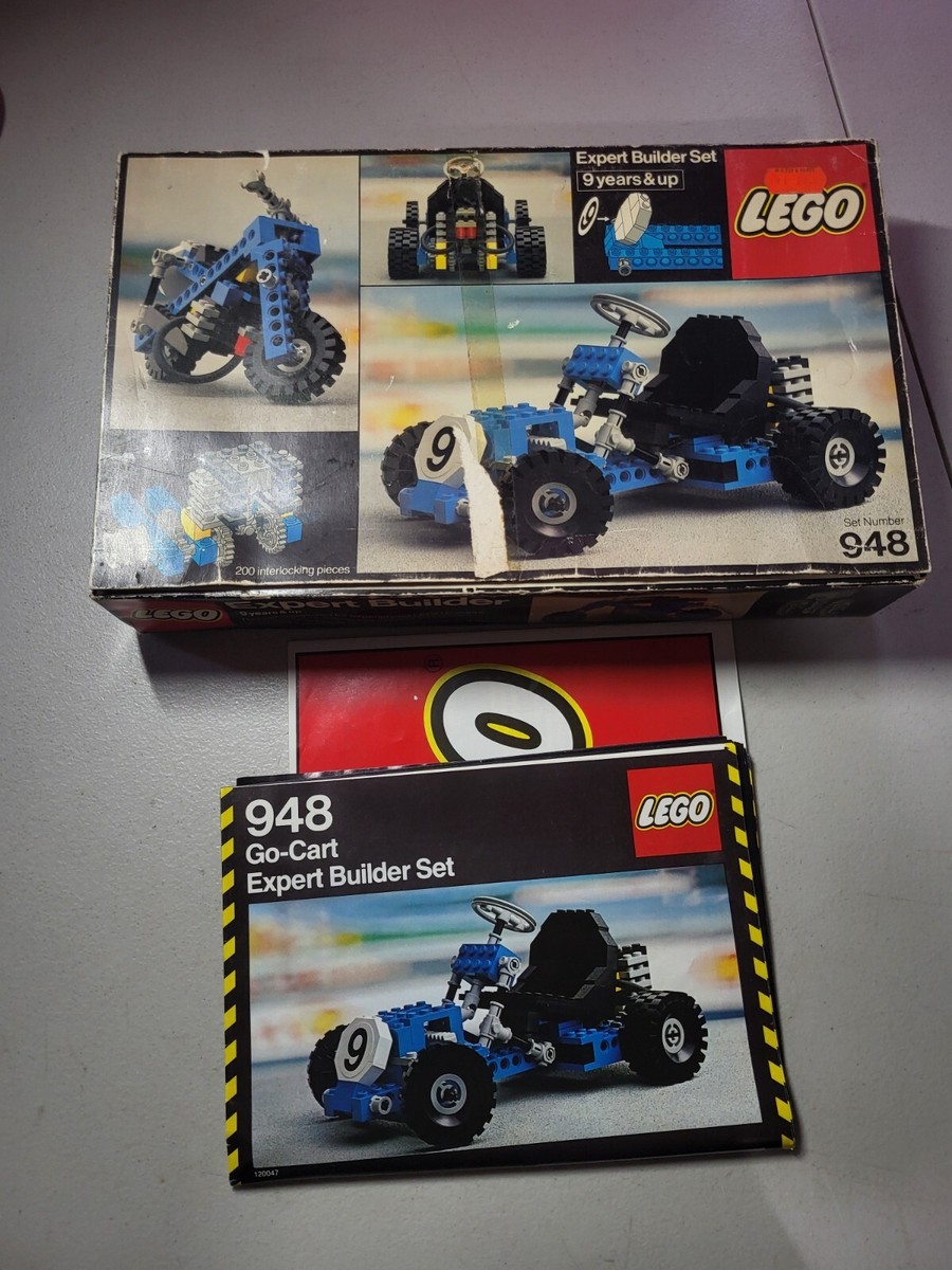 Vintage LEGO 948 Go Kart - Box & Instructions & Catalog ONLY No