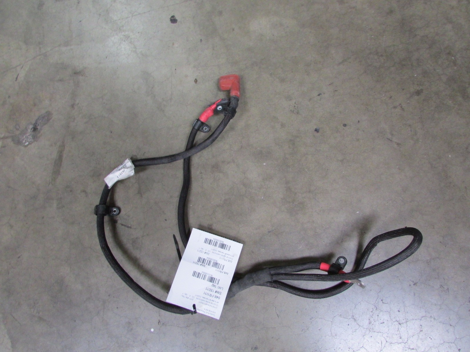 Ferrari 458 Italia, Alternator To Starter Cable Wire Harness, Used, P/N 262817