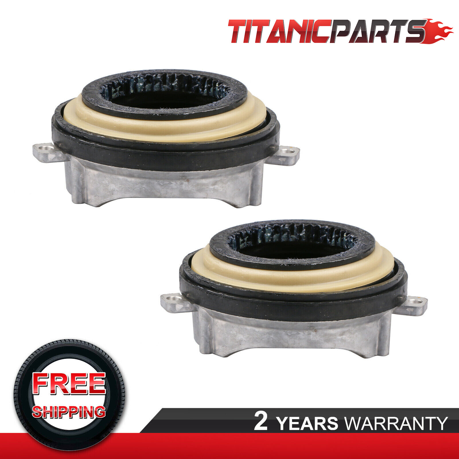 2PCS Front Axle Actuator Locking Hub For Lincoln Navigator Ford Expedition  4WD