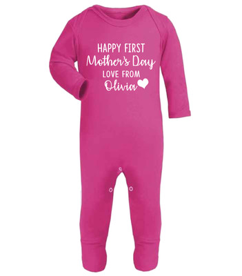 happy first mother's day baby grow