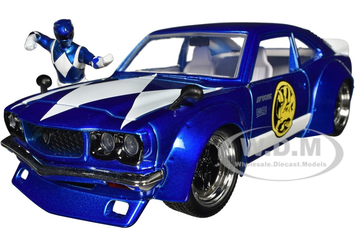 1974 MAZDA RX-3 & BLUE RANGER FIGURE 