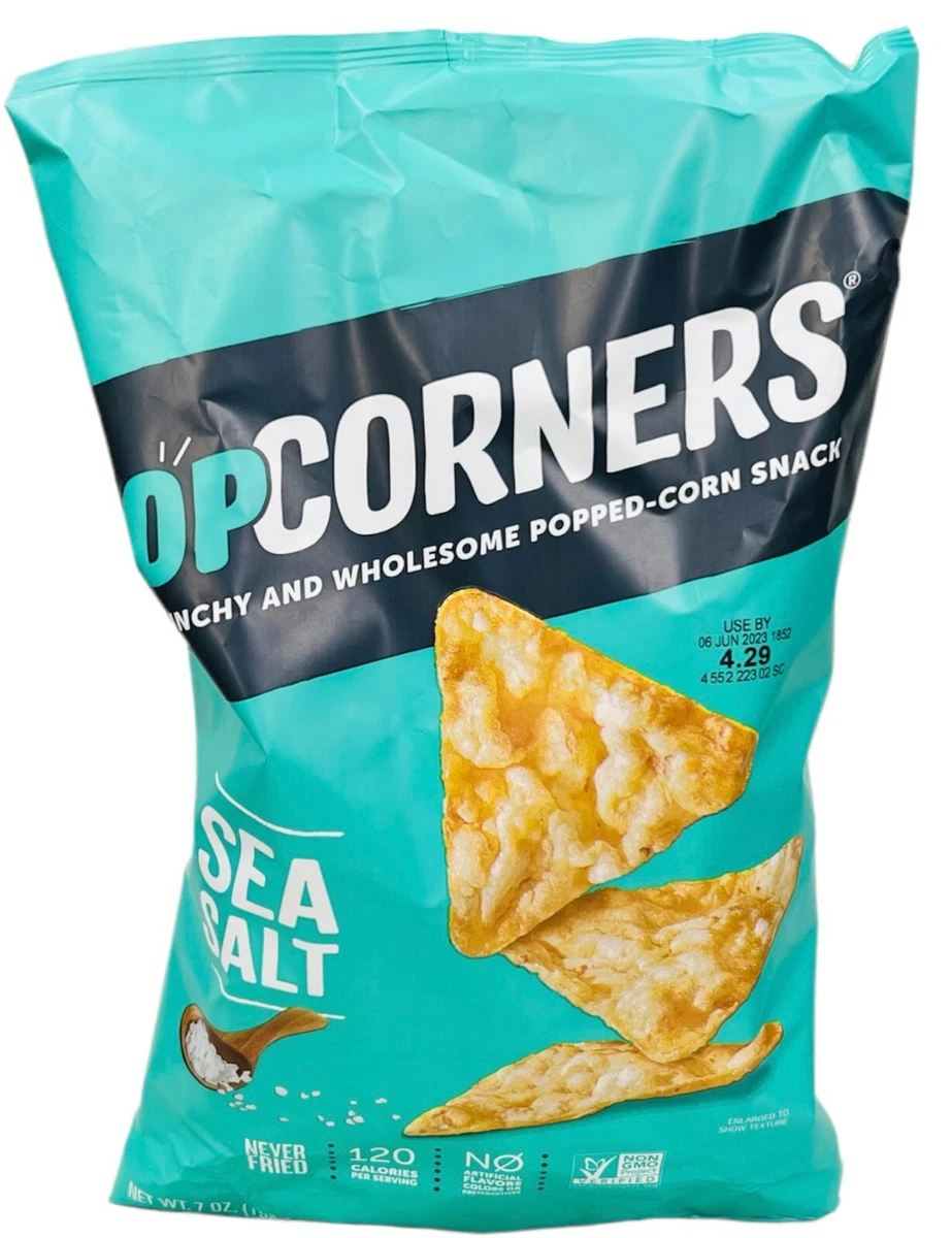 Popcorners Sea Salt Popped Corn Snacks 7 oz