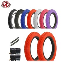 ALTALINE BICYCLE WIRE BEAD 12" 1/2" x 2 1/4" TIRES COMP III BMX W/TUBES & LEVERS