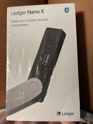 New in Box Ledger Nano X Crypto Secure Hardware Wallet Sealed ...
