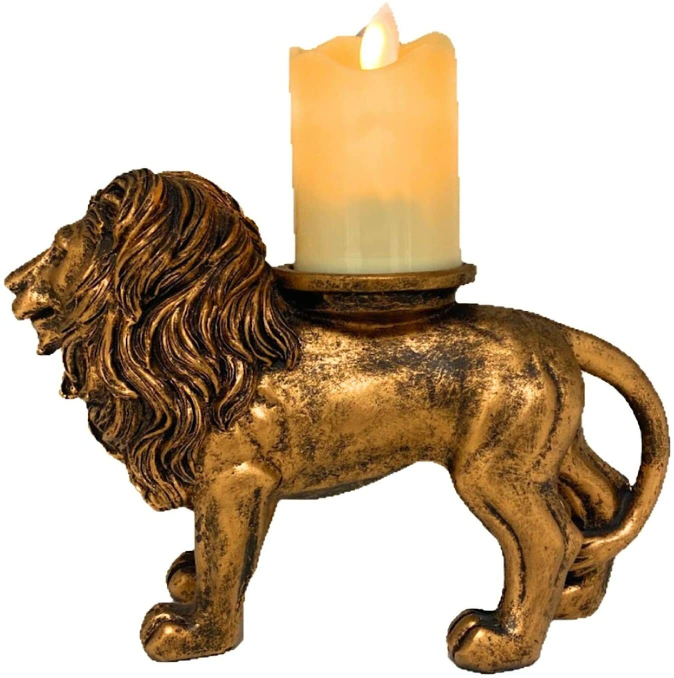 With Led Flameless Pillar Candle For Home & Office