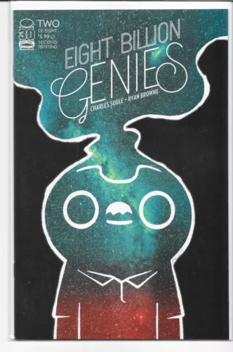 Eight Billion Genies #2 C 2nd Print Ryan Browne Variant NM/NM+ Image Comics 2022