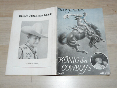 BILLY JENKINS Nr. 7: König der Cowboys, 1. Auftritt TOM PROX!, Orig. UTA-Verlag