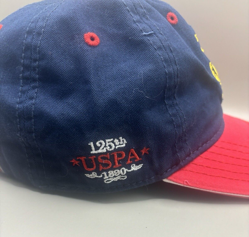 US Polo Assn Hat Cap Strapback Adjustable Blue/Red Dad Hat - Picture 5 of 10