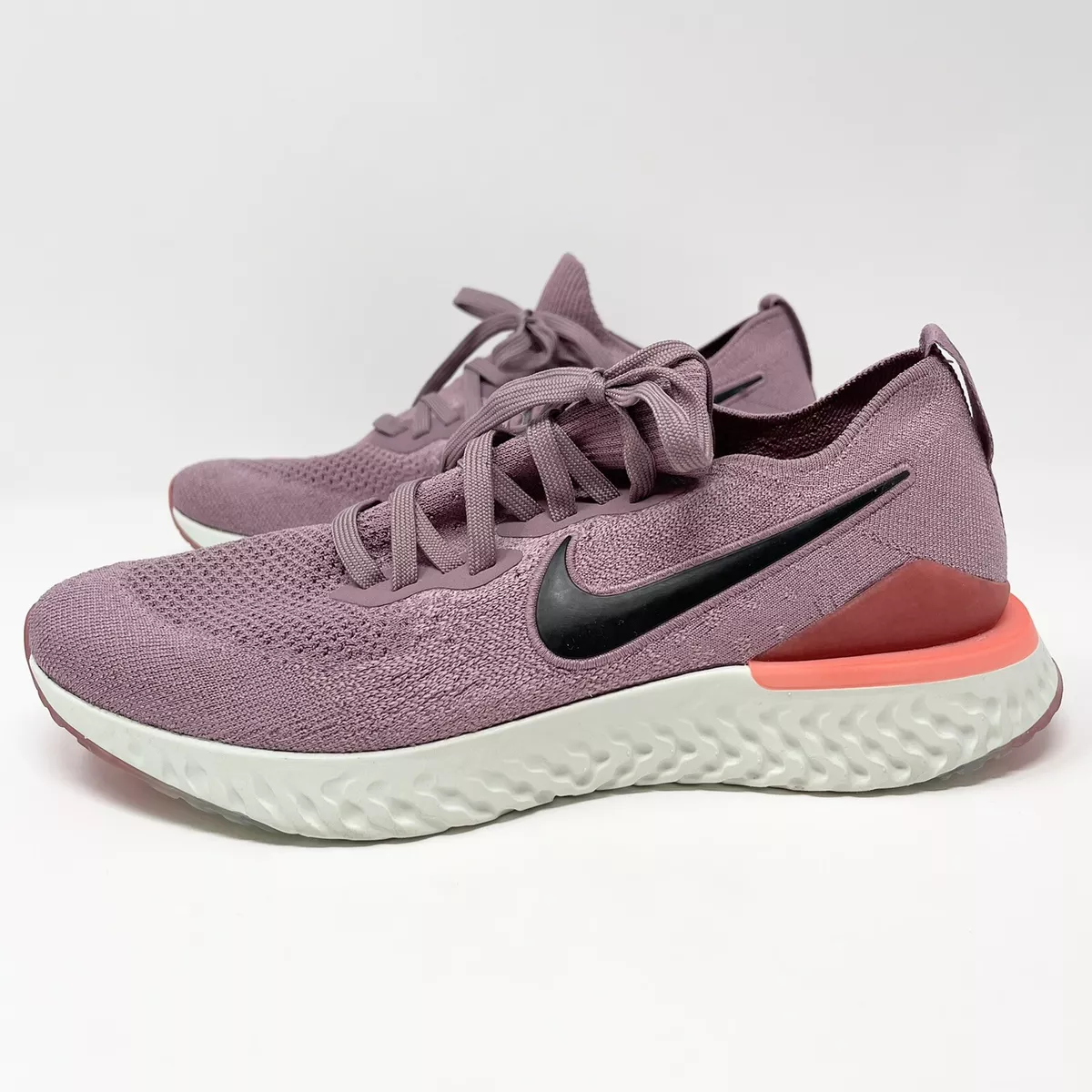 Nike Epic React Flyknit 2 Plum Dust Women s Size 12.5 Pre Owned