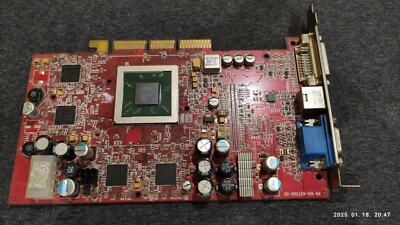 ATI RADEON 9800 PRO R360 Chip 128MB DDR AGP 8x Retro Videocard, Faulty 