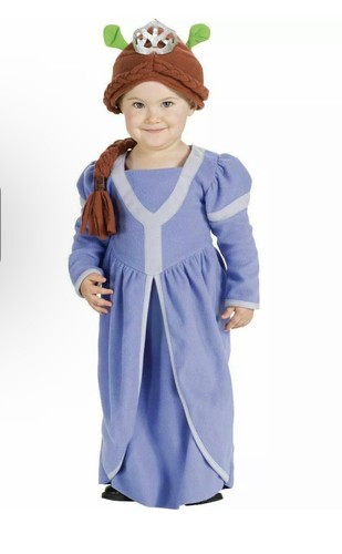 NUOVO Rubini FIONA Shrek il Terzo 2 pz COSTUME HALLOWEEN Neonato (0-9) mesi - Foto 1 di 7