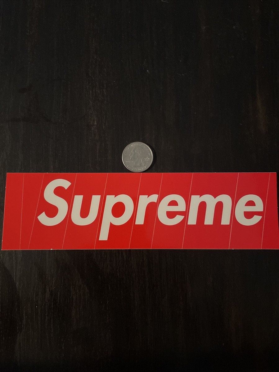 supreme box logo sticker RED 300枚 Supreme Red Box Logo Sticker 100% Authentic | eBay