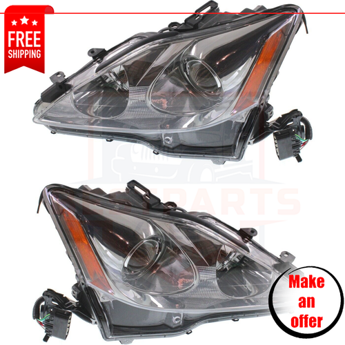 New Headlight set 2 pieces halogen right left for 20062008 Lexus IS250