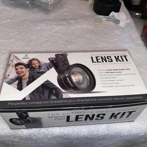 Xenvo Pro Lens Kit for iPhone and Android, Macro and Wide Angle Lens NIB