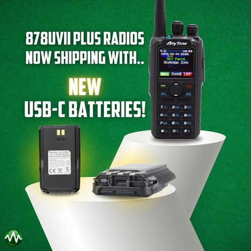 Anytone AT-D878UVII Plus Bluetooth GPS Digital DMR and Analog Radio -Brand New - Zdjęcie 2 z 7