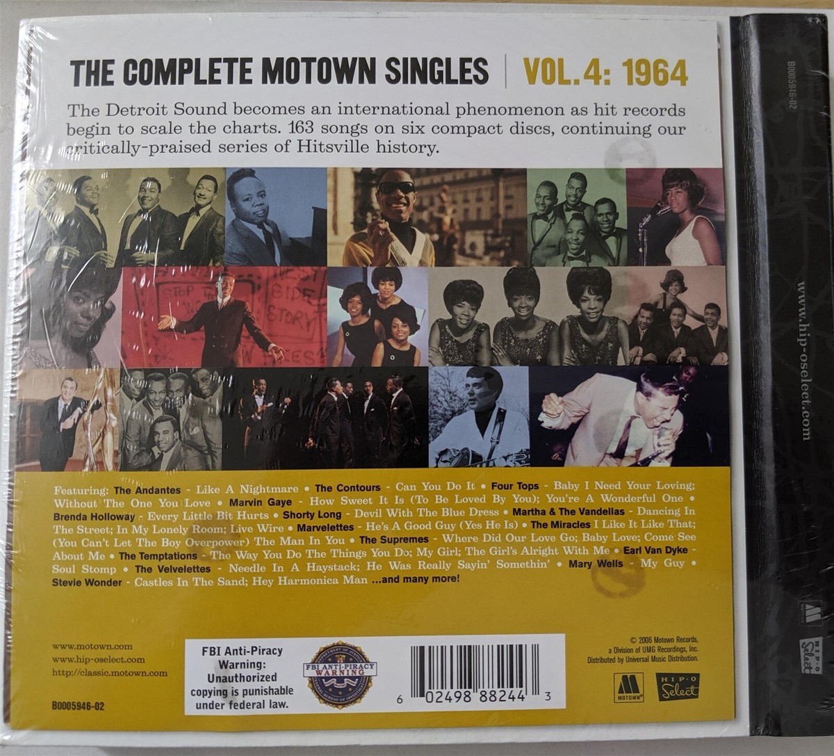 Complete Motown Singles 4: 1964 by Various (CD, 2006) for sale