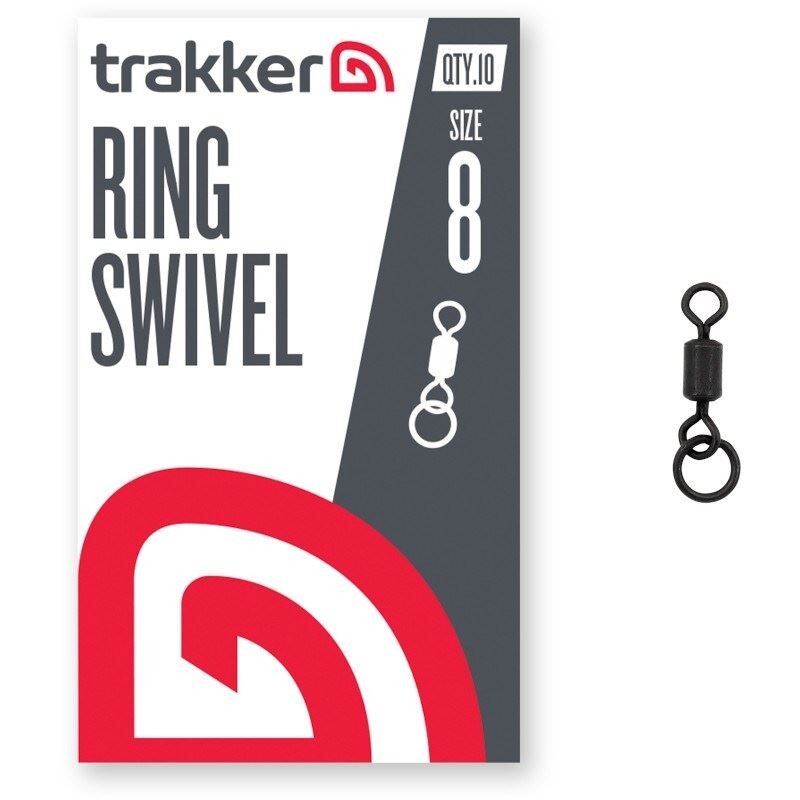 Trakker Ring Swivel Size 8 Terminal Tackle Swivels & Links - 228205