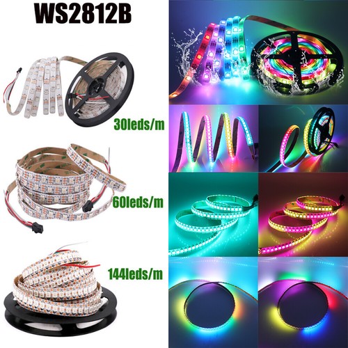 WS2812B LED Streifen Strip 5050 RGB Leiste Licht Adressierbar Individuell 5V 12V - Bild 13 von 22