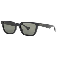 Gucci Grey Rectangular Men's Sunglasses GG1539S 001 55 GG1539S 001 55