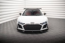 Street+ Spoilerlippe Front Ansatz V.3 + Flaps passend für Audi R8 Mk2 FL