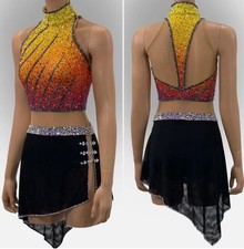 Y-79 Figure skating performance costume customization competition grading skirt