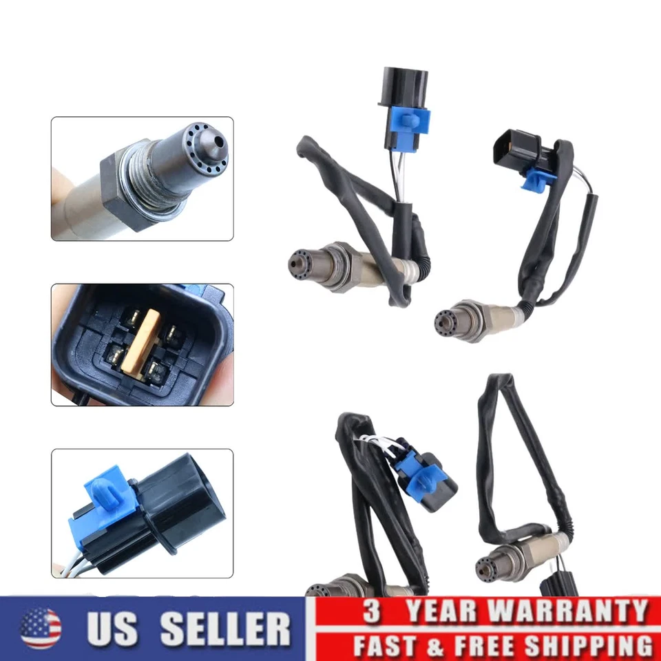 Sensor de oxígeno ascendente y descendente Fit Kia Borrego 2009 Hyundai Equus 11-16 4,6 L 5,1 L 4 piezas Foto 2 de 4