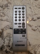 Sony RMT-CS350A Remote Control for Radio Cassette Player Tested Clean Works