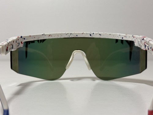 SUNGLASSES PIT VIPER THE MERIKA 2000 MULTICOLOR RED WHITE BLUE SPLATTERS - Bild 8 von 11
