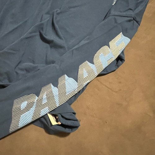 Palace Skate Boards Long Sleeve Tee T Shirt Mens M Blue Double Sided Graphic - Picture 6 of 8
