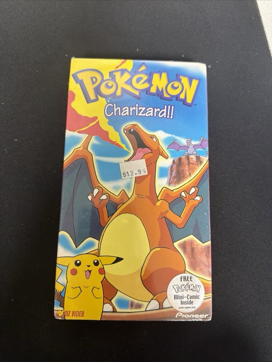 VTG Pokémon Charizard VHS 1997,1998 Viz Video Pioneer Nintendo New