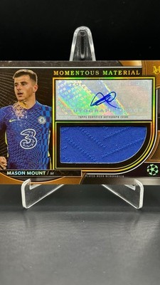 2021-22 Topps Museum Mason Mount /50 Momentous Material Jumbo Autograph Patch