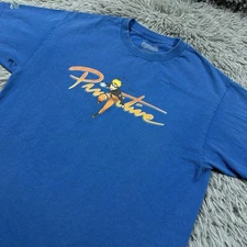 Primitive Skateboarding Shirt Medium Blue Naruto Shippuden Graphic Pullover Mens