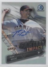 2016 Bowman Draft Scouts Fantasy Impact 7/50 Tyler Beede #BSI-TB Auto 0b0