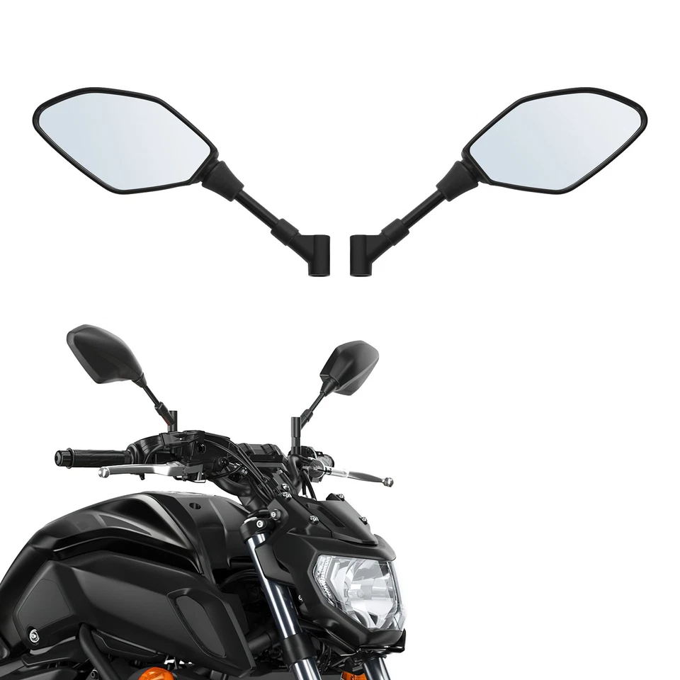 Espejos retrovisores laterales universales para motocicleta de 10 mm aptos para Aprilia SXV550 SXV450 Foto 3 de 4