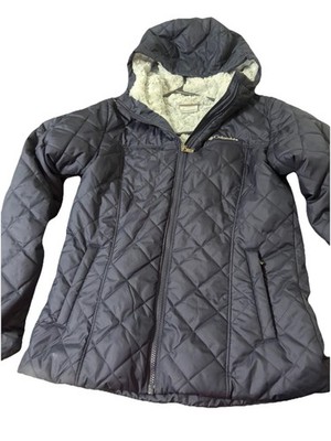 専用　Columbia hooded puffer quilted jacket Columbia Women's Quilted Hooded Full Zip Jacket Navy Size S | eBay