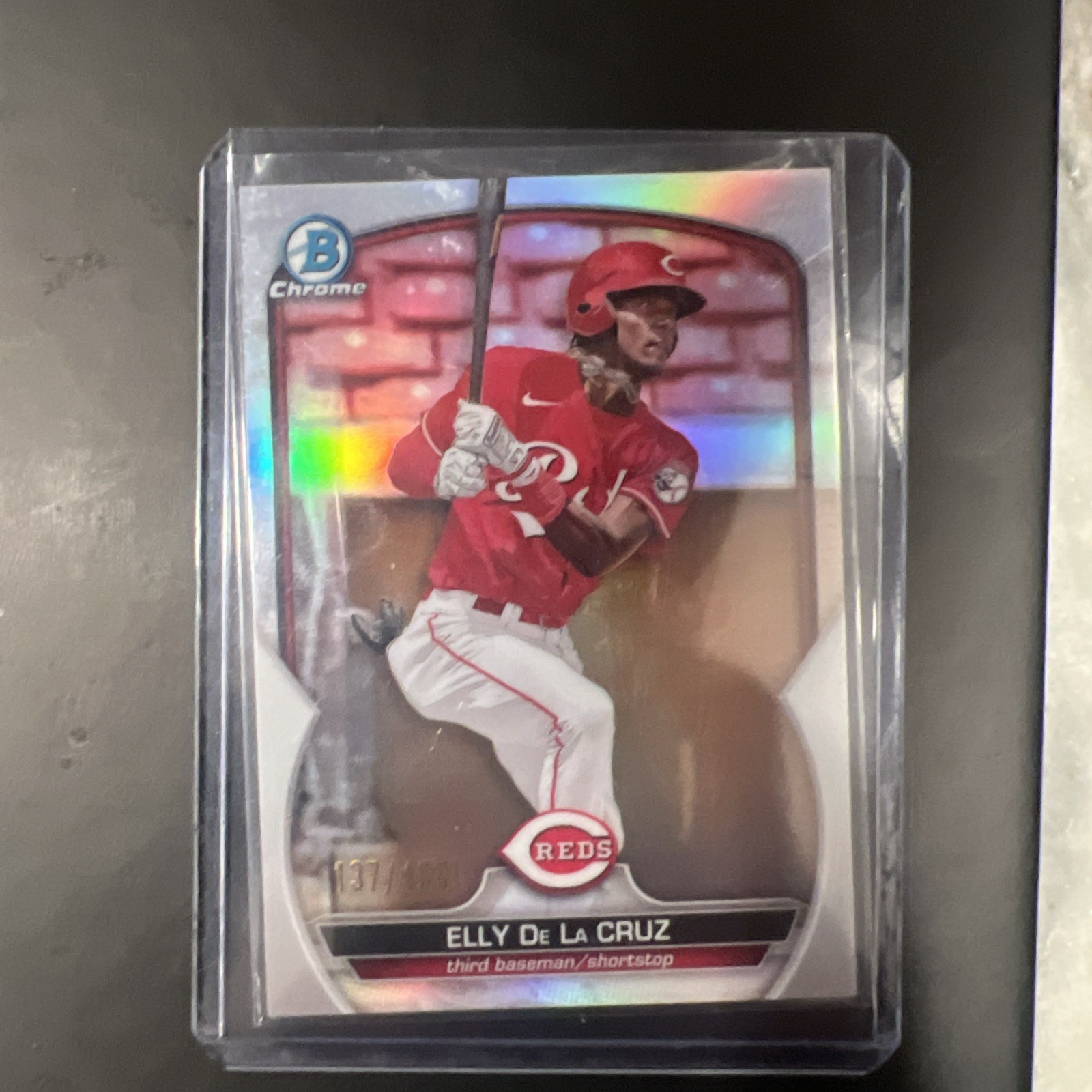 2023 Bowman - Chrome Prospects Elly De La Cruz #BCP-65 Refractor 273/499 (RC)