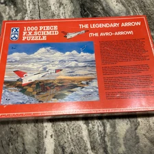 VINTAGE 1000 Piece F.X. Schmid 20 x 27 in. Puzzle The Legendary Arrow NEW Sealed