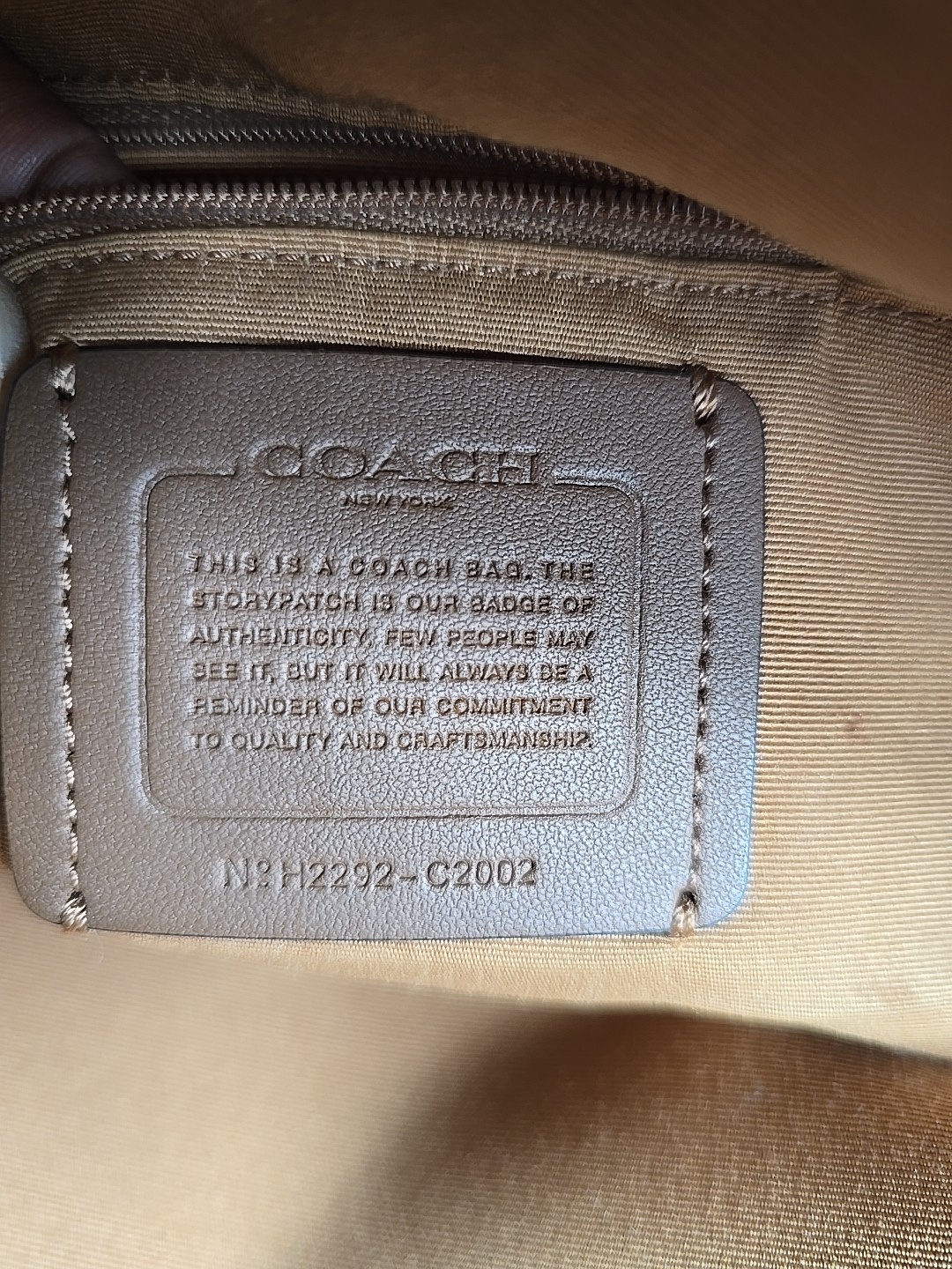 coach shoulder backpack - image 9