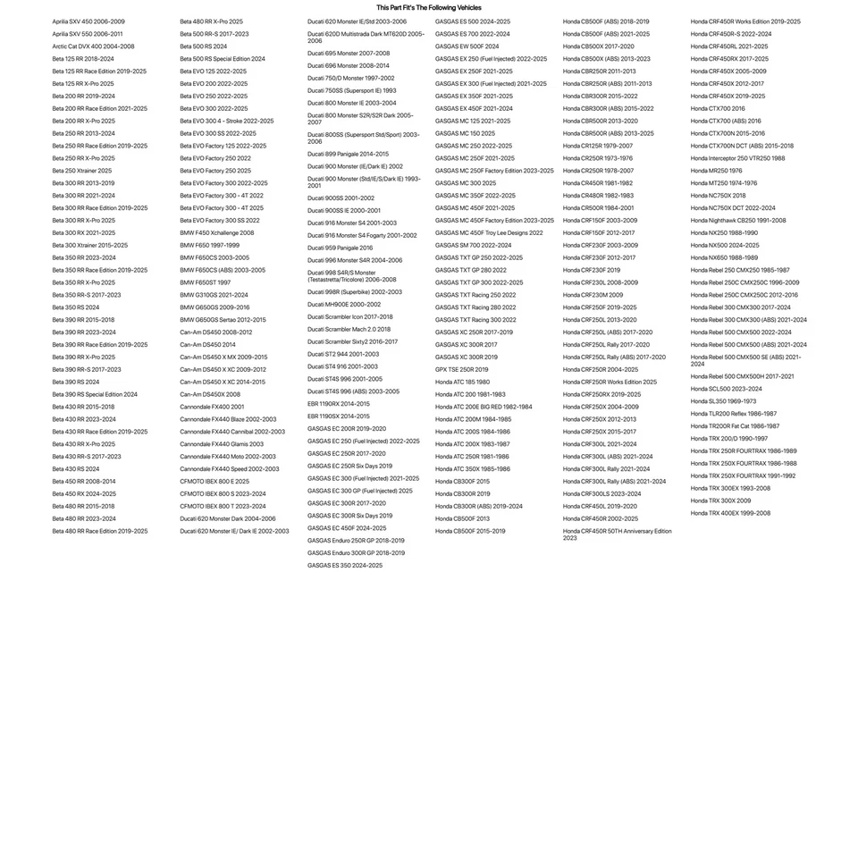 Eslabón maestro de cadena de junta tórica Tusk 520 para POLARIS Outlaw 525 IRS 2007-2011 Foto 2 de 4