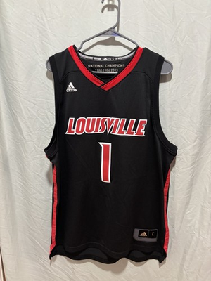 #ad Louisville Cardinals Basketball Jersey National Champions 2013 1986 1980 Size L $32.99