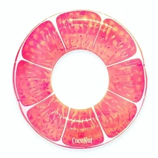 CocoNut Outdoor Pink Grapefruit Glitter - 42" x 42" – Inflatable Pool Float