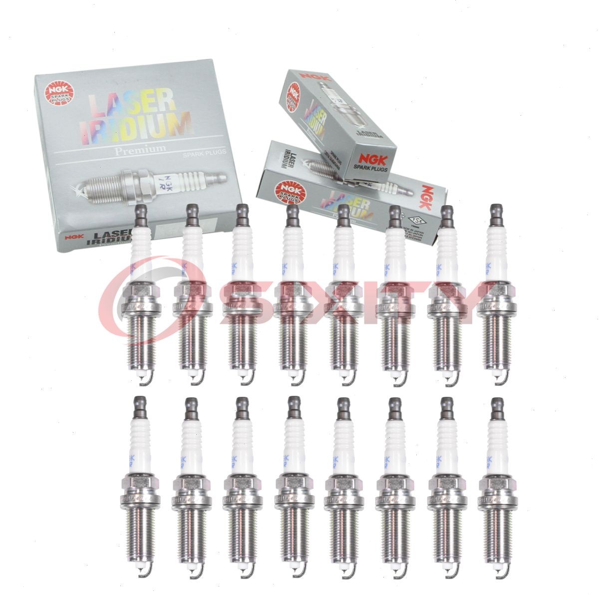 16 pc NGK Laser Iridium Spark Plugs for 2009-2020 Jeep Grand Cherokee 5.7L ib