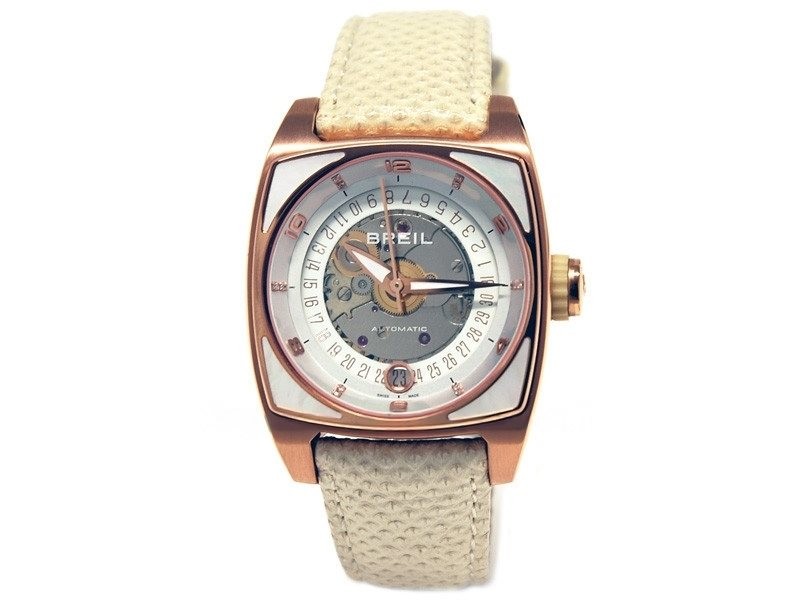 Breil Cream Monochrome Women\'s watch SOLO-34 AJ | Mother of Pearl | Leather Strap – Bremont Watch  main image 3