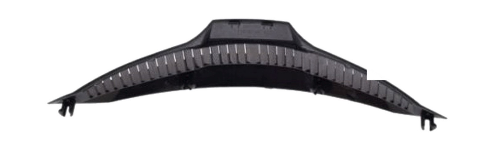 Aération arrière OF606 noir mat pour réparer un casque abîmé