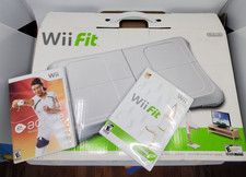 Nintendo Wii Fit Balance Board With Wii Fit and Active Game Bundle Set - TESTED