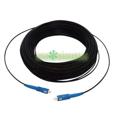 FTTH Fiber Optic Drop Cable Patch Cord SC to SC Simplex SM Jumper  100M