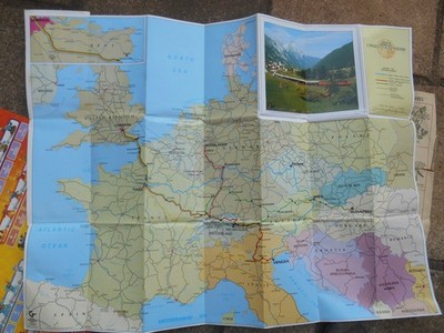 große geographische karte map of the journey venice simplon orient express